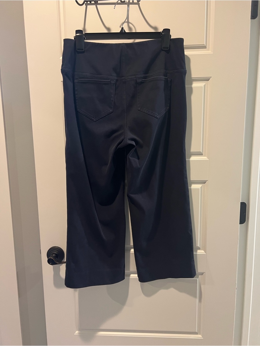 J. Jill Navy Wide-Leg Performance Capris - Picture 2 of 3